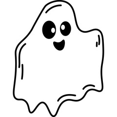 Ghost Doodle Line