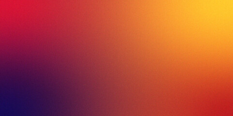 Digital grainy gradient with a colorful soft noise effect. Vintage Grunge Texture Pattern in blue and orange Tones for Artful Wallpaper. Gradient blur, noise, grain, texture abstract background.	