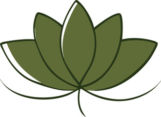 lotus, icon doodle fill