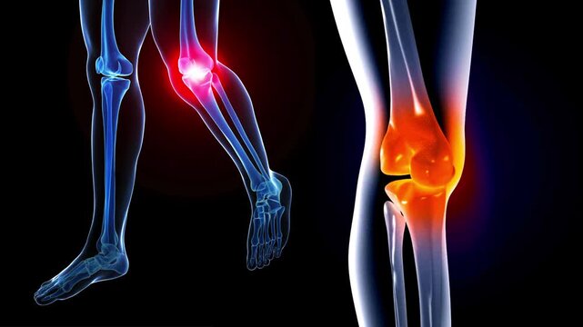 knee pain,  joint pains people medical, mono tone highlight at knee 