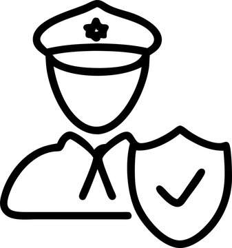 recommend clip art: cyber expert commander, icon outline