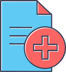 Obraz premium medical icon, icon offset fill