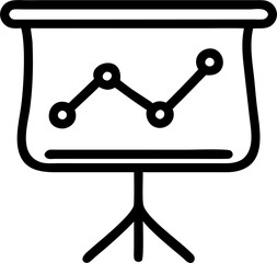 presentation, icon outline