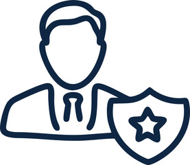 shareholder, icon outline