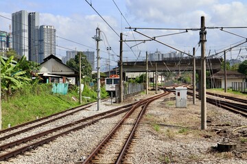 Fototapeta premium マレーシア 鉄道風景