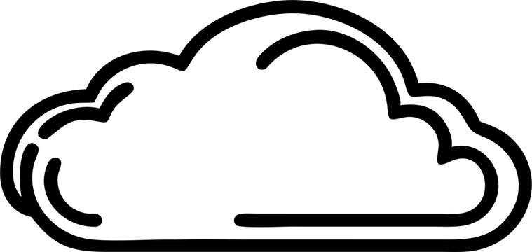 nuage, icon outline