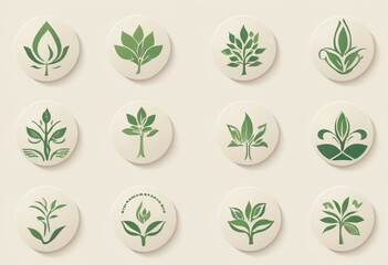 Various-wellness-and-natureinspired-icons-and-symble