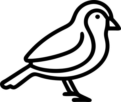 recommend clip art: canary, icon outline