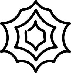 spider net, icon outline