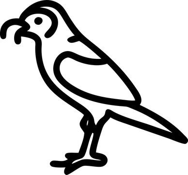 recommend clip art: montagus harrier, icon outline