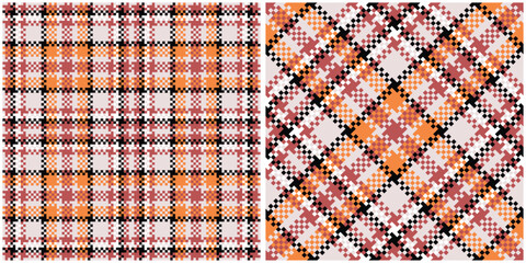 Plaid Patterns Seamless. Traditional Scottish Checkered Background. Flannel Shirt Tartan Patterns. Trendy Tiles for Wallpapers.