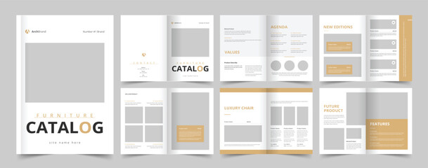 Product Catalog Layout, Fashion and Multipurpose Portfolio, Catalogue Template, Furniture Product Catalog