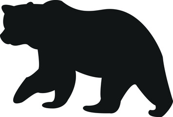 Silhouette of bear