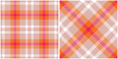 Scottish Tartan Pattern. Checker Pattern Template for Design Ornament. Seamless Fabric Texture.