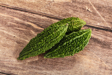 Green raw bitter lemon vegetables