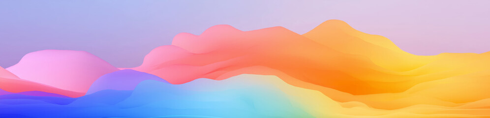 Abstract vibrant clouds background. Celestial hues