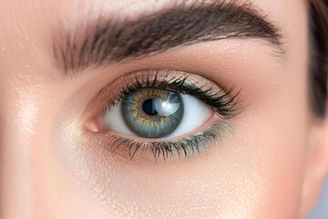 Obraz premium Before the cosmetic treatment, the woman's eye bags were prominent, but after the treatment, her eyes look refreshed and beautiful.