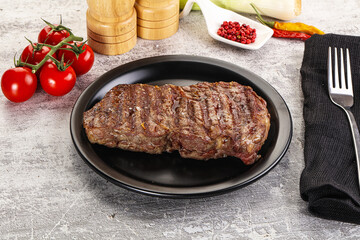 Rib eye steak grilled beef