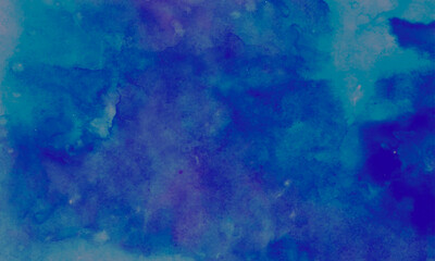 Hand painted watercolor galaxy background