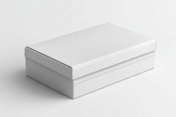 Naklejka premium Paper Box Mockup A4 on isolated background created with Generative AI