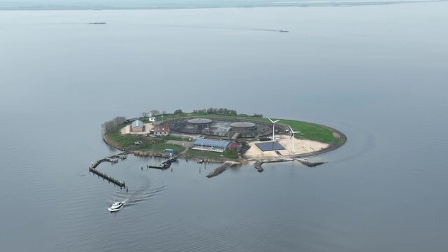 Forteiland Pampus in the Netherlands is a historic fortress island with stunning views, rich military history, and unique architecture. It's a fascinating spot for history enthusiasts