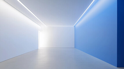 empty white room