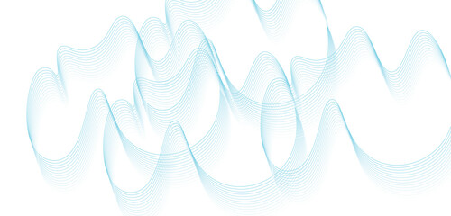 Wavy abstract stripes. Vector Illustration of the gray pattern of lines abstract background	