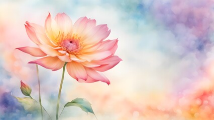 A flower with a pink center