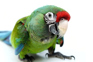 Fototapeta premium Parrot isolated on a white background