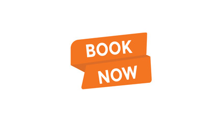 Book now button web banner templates. Vector Illustration 
