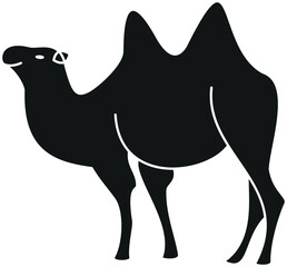 Camel silhouette vector