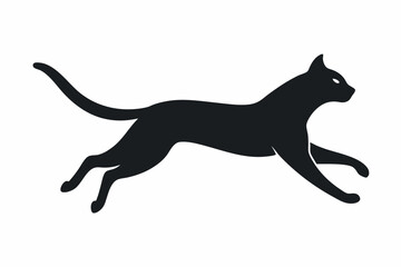 A jumping Cat vector illustration