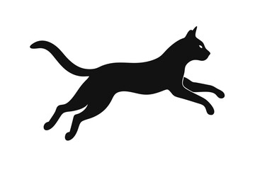 A jumping Cat vector illustration