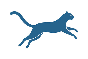 A jumping Cat vector illustration