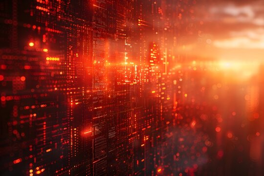 View of abstract digital background, template for designers.