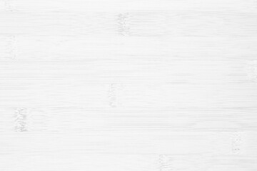 White wooden desk texture background, Top view. Abstract top bar table wood bamboo pattern nature.