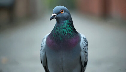 pigeon on the ground 