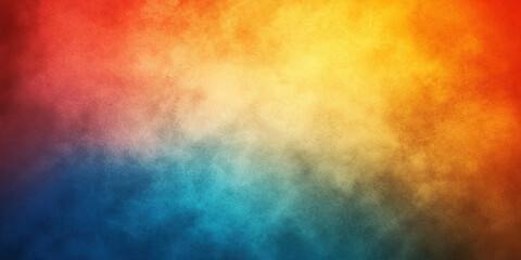 Obraz premium Orange, blue and red and purple gradient abstract background, defocused style, blurred grainy texture, high resolution minimalist photography, sharp focus and depth of field effect