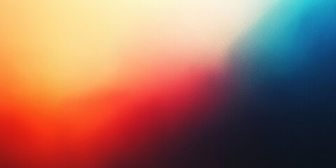 Obraz premium Orange, blue and red and purple gradient abstract background, defocused style, blurred grainy texture, high resolution minimalist photography, sharp focus and depth of field effect