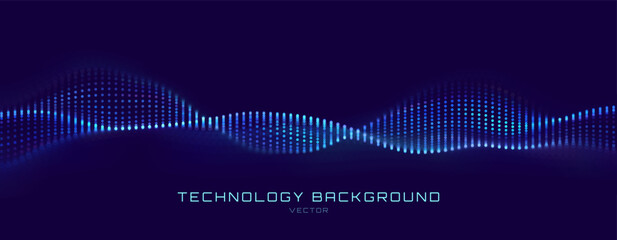 Crypto Blockchain Data Background. Blockchain Grid Abstract Vector Background. Technology of Future Banner Design.