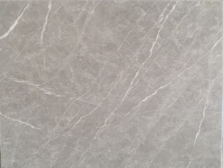 Sleek silver grey marble with fine white veining polished and modern