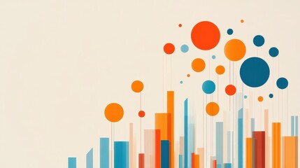 Empowering Self-Expression with Dots: International Dot Day Minimalist Creative Flat Illustration for Inspiration and Creativity