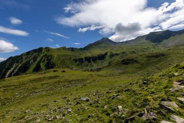 Bergpanorama auf dem Ahorn in den Zillertaler Alpen