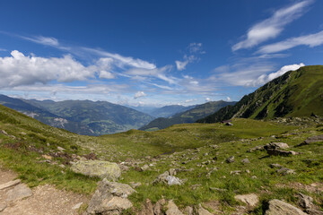 Bergpanorama auf dem Ahorn in den Zillertaler Alpen