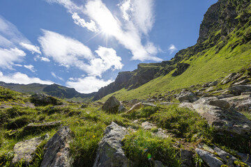 Bergpanorama auf dem Ahorn in den Zillertaler Alpen