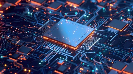 Circuit Board with Processor