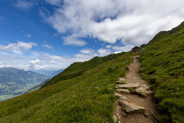 Bergpanorama auf dem Ahorn in den Zillertaler Alpen