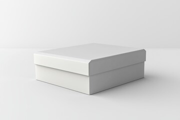 Paper Box Mockup A4 on isolated background created with Generative AI