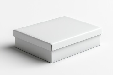 Fototapeta premium Paper Box Mockup A4 on isolated background created with Generative AI