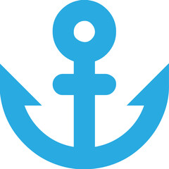 Fototapeta premium anchor icon design logo